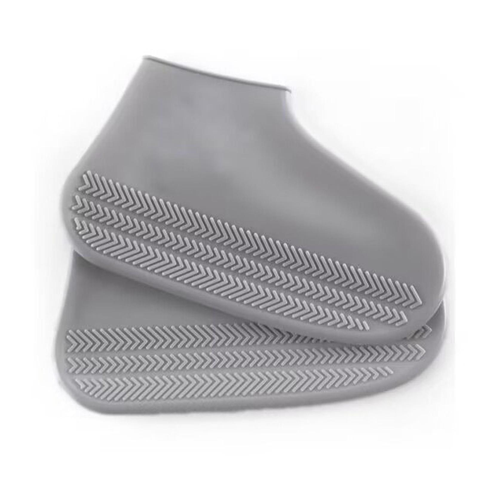 

1 пара водонепроницаемых дождевых бахил для обуви для мужчин, женщин и детей, многоразовые бахилы для ботинок, нескользящие силиконовые, водонепроницаемые, складные, портативные, чехлы для обуви для велоспорта и активного отдыха M