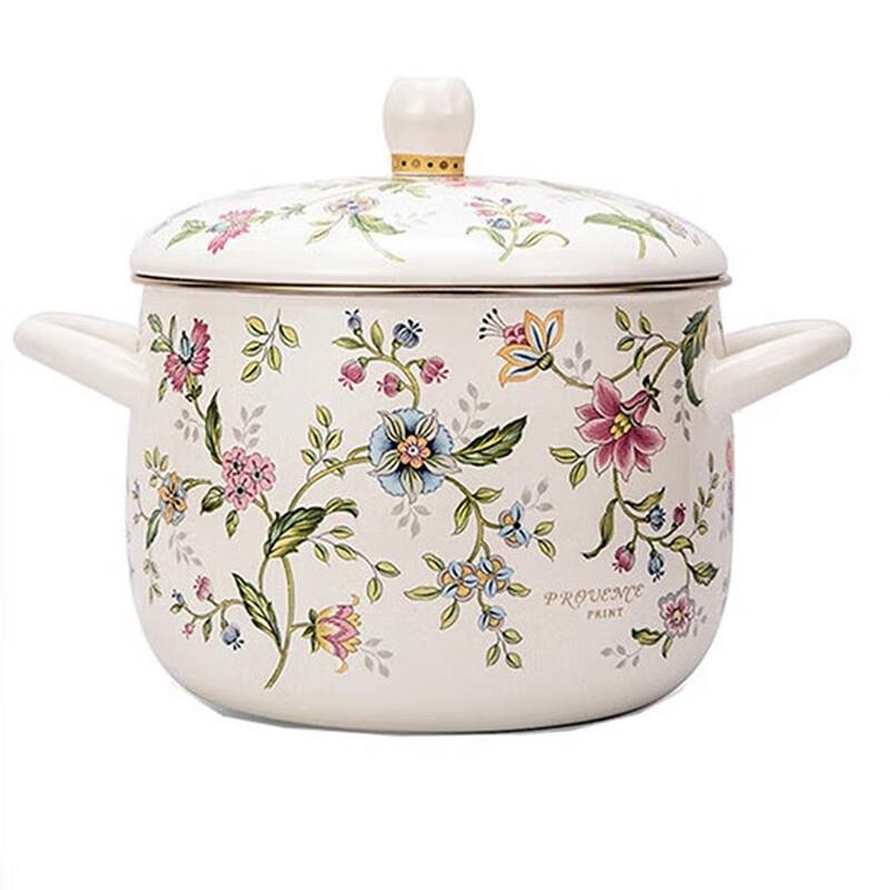 FUJIHORO Прованс 20 см Эмалированная глубокая суповая кастрюля