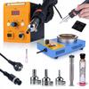 Stacja Lutownicza Hot-Air 858D Z Tygiel Lutowniczy 280W – Wysoka Moc 700W | Regulacja Temperatury 100–500°C | Zestaw Z Topnikiem RMA-223