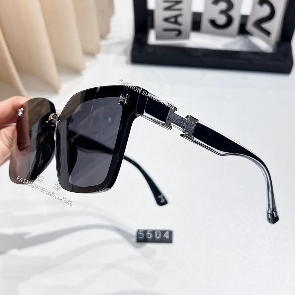 2025 new European and American large frame sunglasses women polarized sunglasses Xiaohongshu Douyin Internet celebrity live broadcast explosion