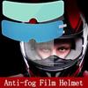 Universal Anti-Rain & Anti-Fog Helmet Sticker – Clear Nano Film for Motorbike Riders, Easy Apply for Better Visibility