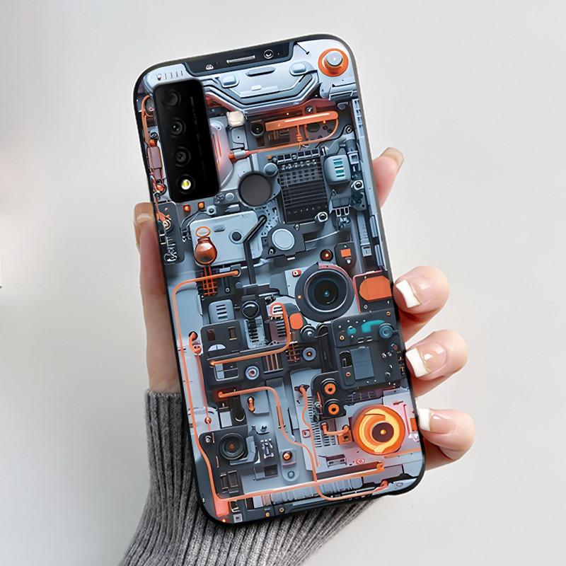 For TCL 30 XE 30 V 5G 30 XL Case Luxury Cute Cool Black Silicone Back Cover For TCL 30XE 30V 30XL Phone Cases TCL30XE Etui Funda