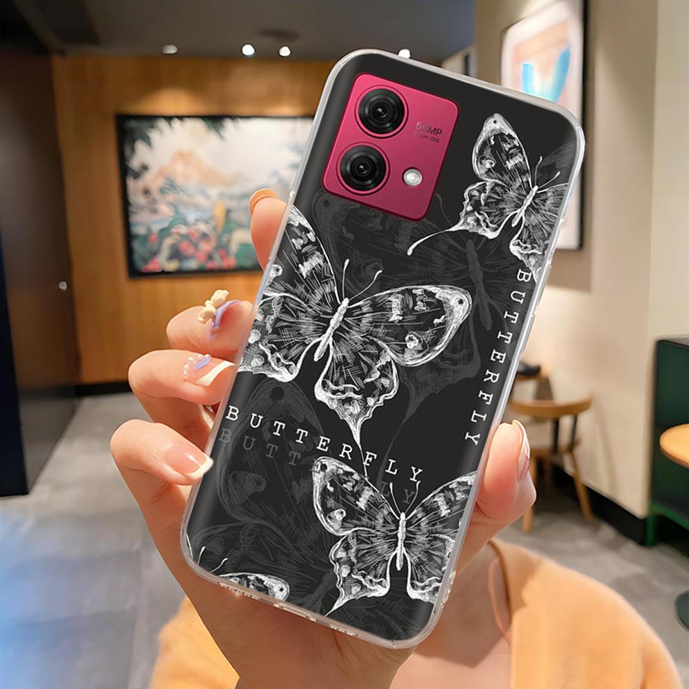 Für Moto G84 Hülle Mode Niedliche Cartoon Rückseite Für Motorola Moto G84 Handy Silikon Hüllen 6,8 Zoll MotoG84 Schutz Fundas