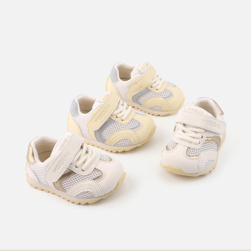 Spring 2026 Retro Soft Sole Baby Walker Shoes - Girls' Non-slip, Versatile Sports Training Shoes