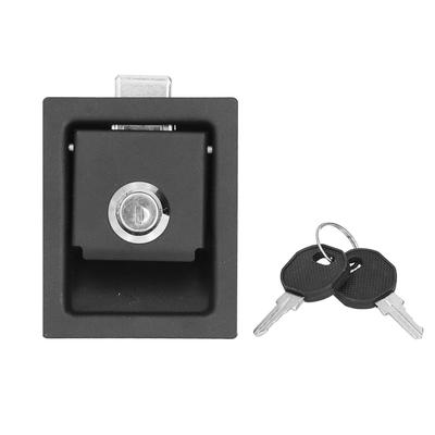 RV Generator Kastdeurslot Vierkant Zinklegering met 2 Sleutels Reparatie Vervanging voor Jacht Huis