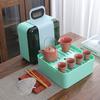 Travel Tea Set, Ge Kiln Ceramic Cooling Pot, Four Cups Portable Storage Box, Cheap Business Gifts