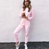Sets Damen Jogginganzug Oberteile Unterteile Mode Langarm Lockerer Pullover Sportbekleidung