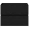 Sink Cabinet Black Oak 60 x 38.5 x 45 cm Particleboard