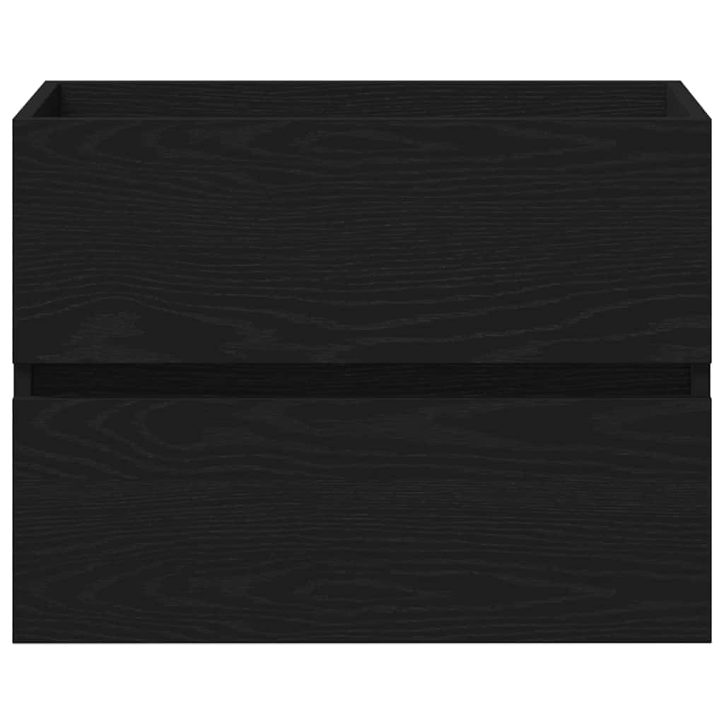 Sink Cabinet Black Oak 60 x 38.5 x 45 cm Particleboard