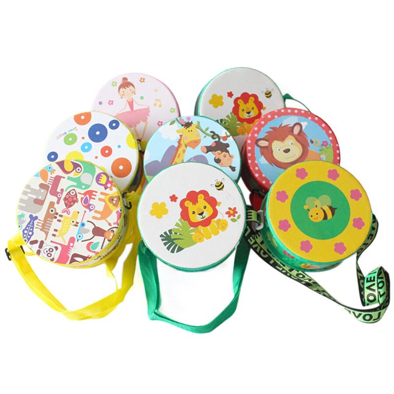 Children'S Wood Drum Early Educational Percussion Musical Instrument For Children Beat Instrument Hand Drum Toys