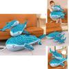 Animal de Pelúcia Realista Tubarão Brinquedo Macio Boneca Baleia Azul Para Amantes do Oceano