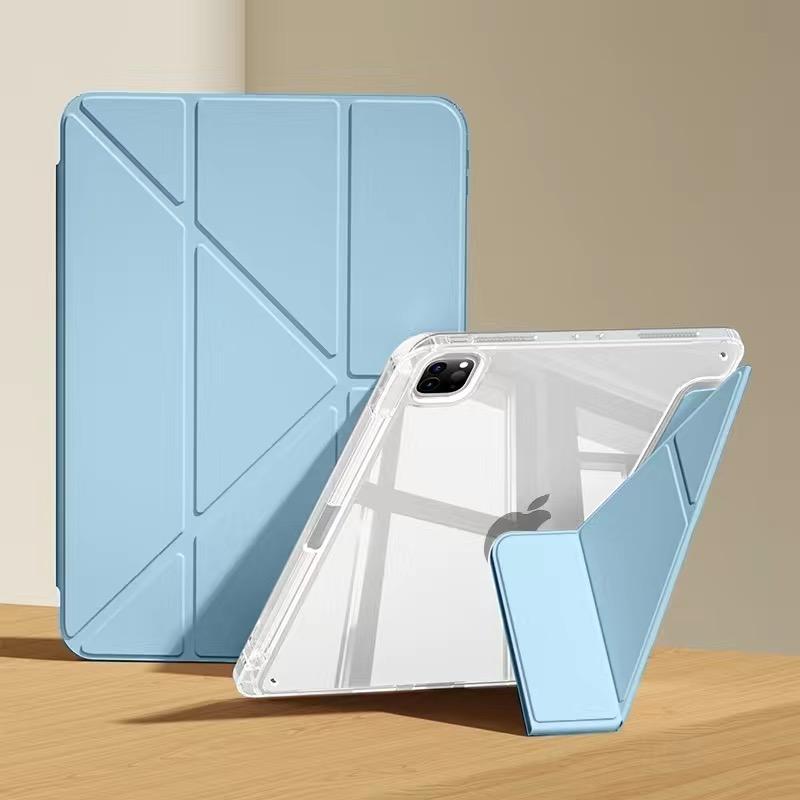 Dreifach faltbare und Y-förmige magnetische Tablet-Hülle für IPad 12. A18 2026 A16 2025 Air8/7/6/5/4 IPad Air 11 13 M3 M2 M4 M5 Pro 11 13 12.9. 10.9 10.5 10.2 9.7