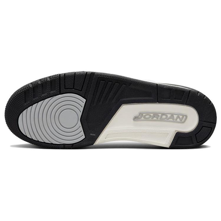 Jordan Legacy 312 Abrasion Resistant Slip Resistant Low top Vintage Basketball Shoes Men's White Black CD7069-110(Team181-)