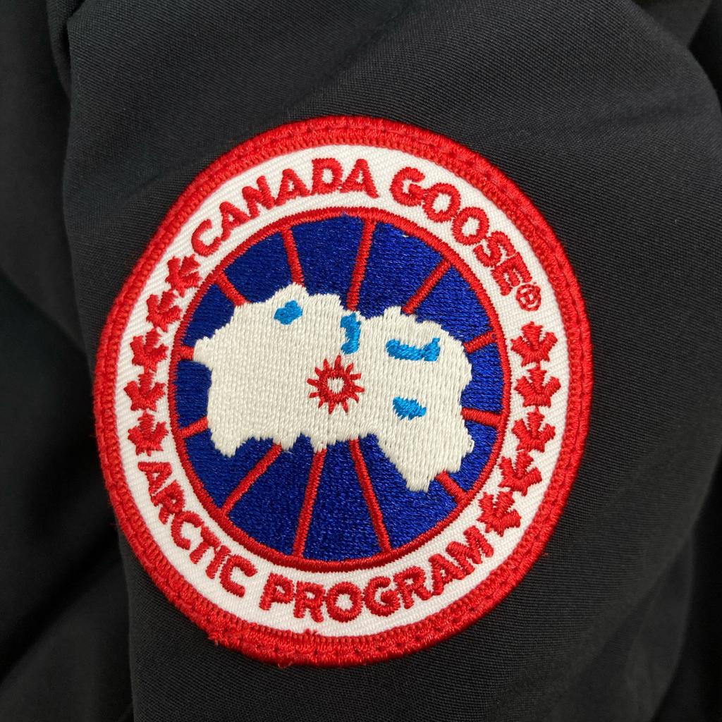 CANADA GOOSE 2603JL BLACK BRONTE PARKA Bronte Parka Down coat with fur coat S blackUsed