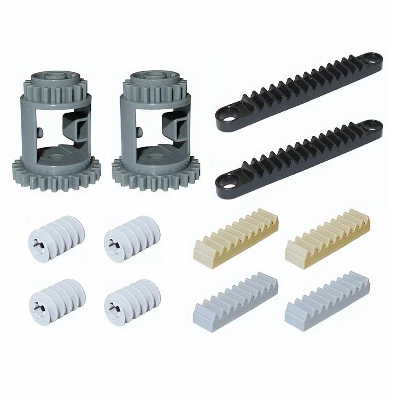 Gear Cross Axles Kit Construction Bricks MOC Blocks Technical Accessories Bulk Multiple Sizes Works With All Brands Learning Playthings