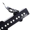 Wilkinson WOJB5 Variable Gauss Jazz Bass Tonabnehmer für Jazz Bass E-Bass Schwarz (PU) 5-saitiger Bass,