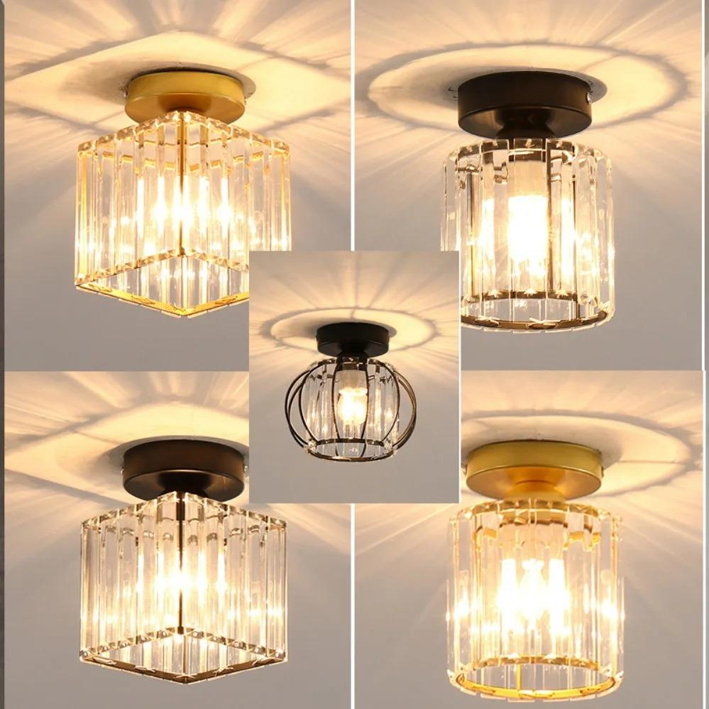 Xiaomi Nordic Modern Simple Led Ceiling Lights Acrylic Crystal Lampshade Unique Lamp Designs Wall Aisle Corridor Living Room Pendant