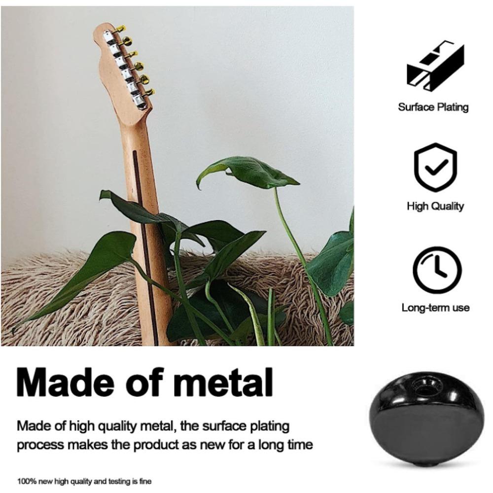 6PCS Big Semicircle Guitar Tuning Key Golden/Black Replacement Tuning Peg Guitar Tuning Peg Guitar чёрный