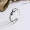 925 Sterling Silver Knot Rings for Women Couple Engagement Luxury Jewelry Wholesale  and  Jewellery