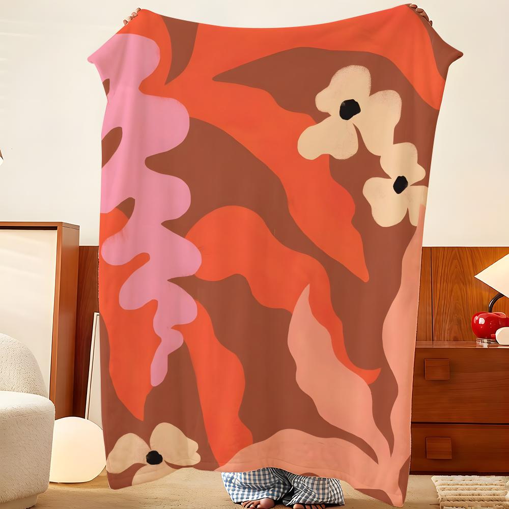 Artist S-Sylvia T-Takken Throw Flannel Throw Blanket, Lightweight Cozy, Durable Washable Cute Cool