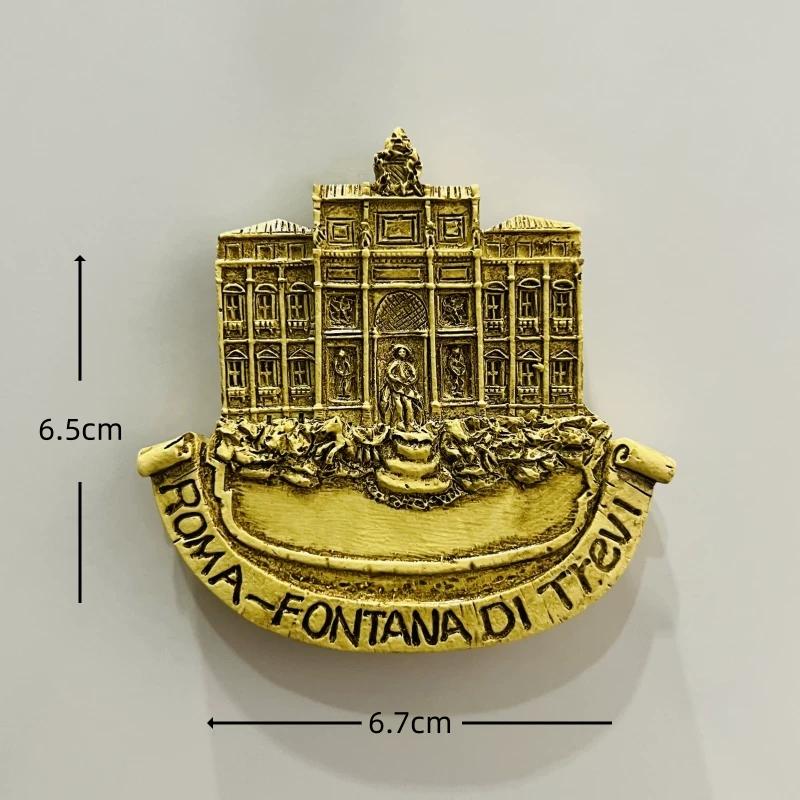 France United Kingdom Netherlands Portugal Italy Resin Fridge Magnet Stickers Travel Souvenir Gift Landscape Refrigerator Magnet Home Kitchen Decor
