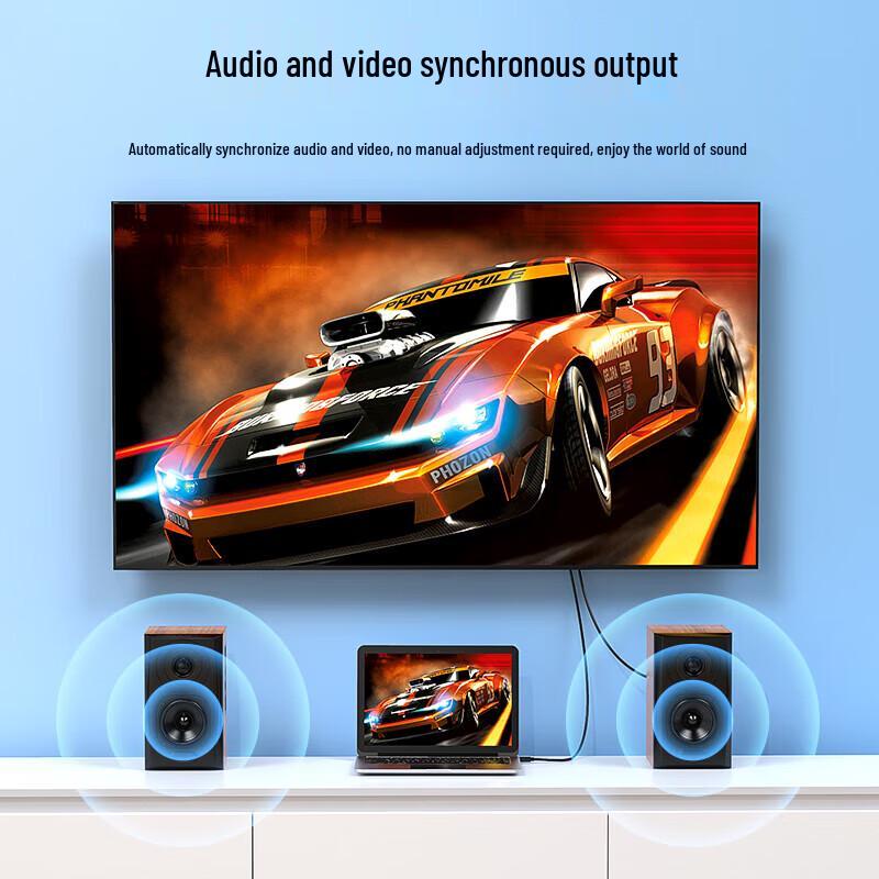 BiyaZ DisplayPort 1.2 To HDMI 4K Video Cable