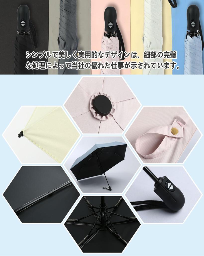 Folding Ultra UV Auto For Both Sunny and Rainy Heat Light Sunscreen UV Dense Super Water Wind Convenient to Carry Haomaomao Parasol, Umbrella,