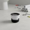 PVC WC Drain Nozzle for Toilet Pipe Connection Straight or Eccentric Offset Designs 0cm 2cm 5cm 10cm Sewage Application
