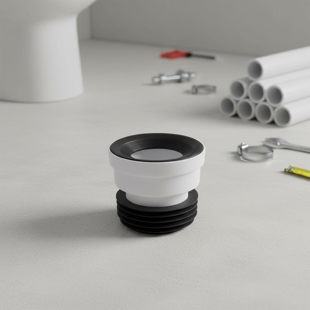 2/5/10cm Offset Toilet WC Misaligned Pan Connector Shifter Bowl Smooth Soil Pipe PVC Straight Eccentric Drain Nozzle Replacement