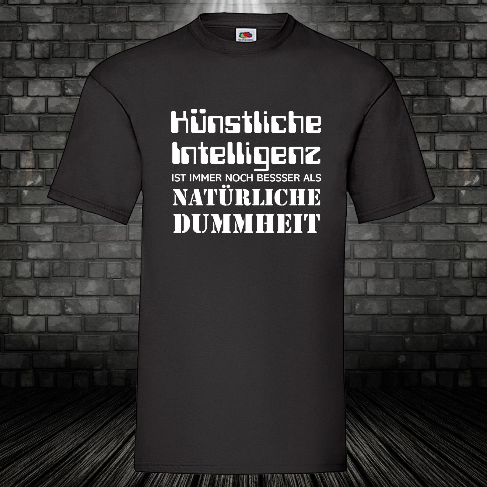 Artificial Intelligence T-Shirt AI Shirt Gift Computer Stupidity Cult S - 5XL XXL
