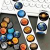 500Pcs/Roll Planets in The Universe Kids Rewards Stickers - DIY Scrapbooks Album Decor Sealing Label Decals