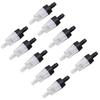 10pcs/lot Non-Return One Way Check Valve CO2 Aquarium Air Pump For 4cm Inner Dia Hose Fish Tank Accessories