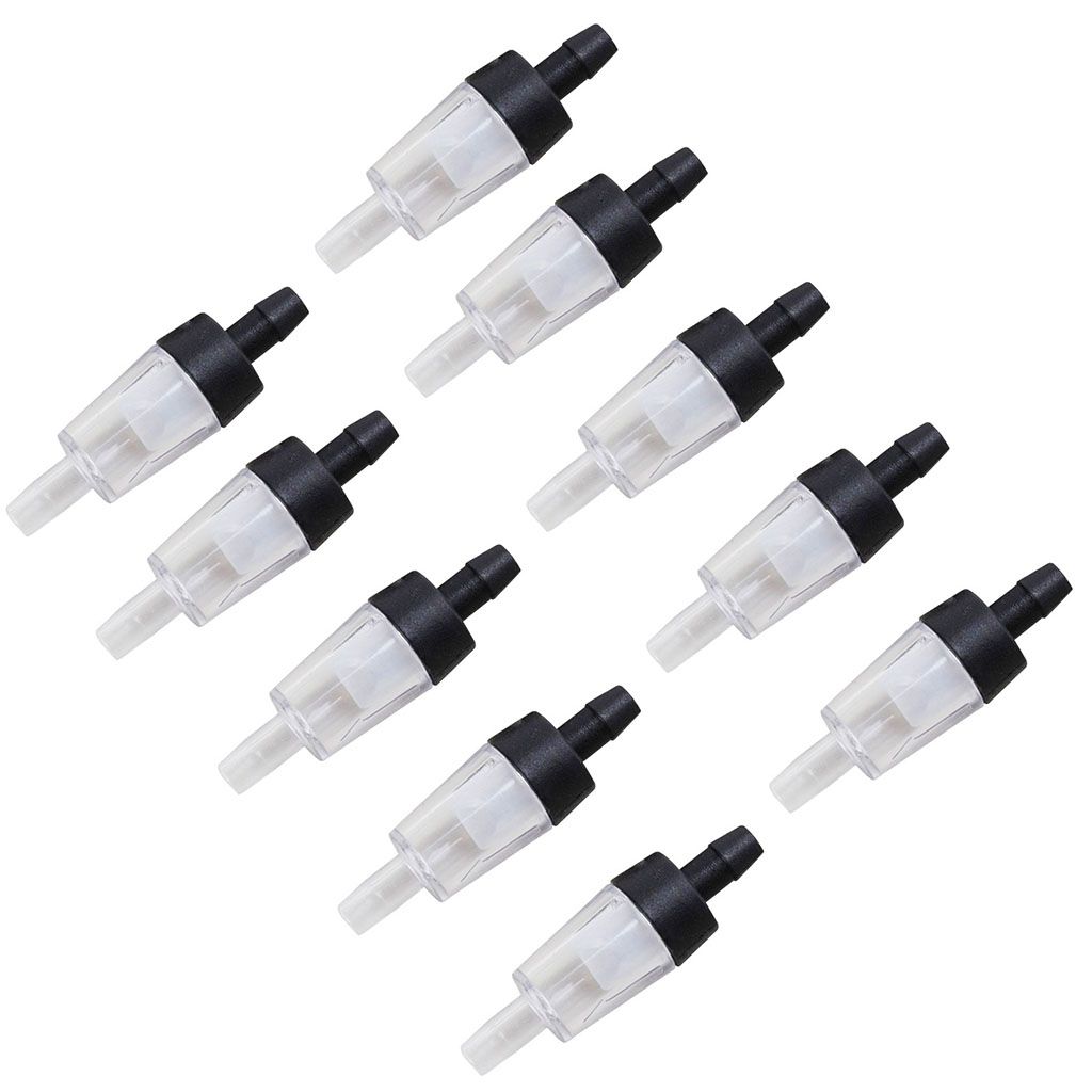 10pcs/lot Non-Return One Way Check Valve CO2 Aquarium Air Pump For 4cm Inner Dia Hose Fish Tank Accessories