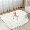 Fortella Baby Play Mat, 120x120x2cm Extra Thick, Foldable, Non-Slip, Soundproof, and Safe, Single Mat, Ocean-Style X White
