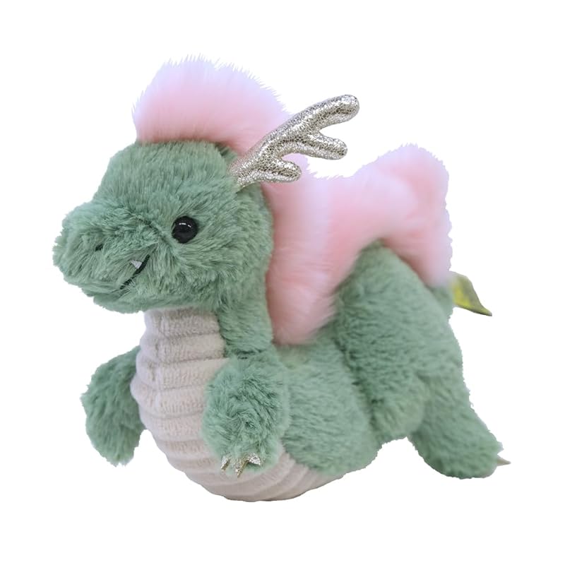 SunLemon Fluffy's Dragon GR Small 12 X 21 X 16cm Plush Animal P-8902