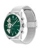 [Tommy Hilfiger][Authentic] Men's Watch, Green Dial, Stainless Steel Band, 1710647