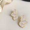Irregular Petal Earring Trendy Jewelry Gift Flower Dangle Earrings Flower Stud Earrings for Women