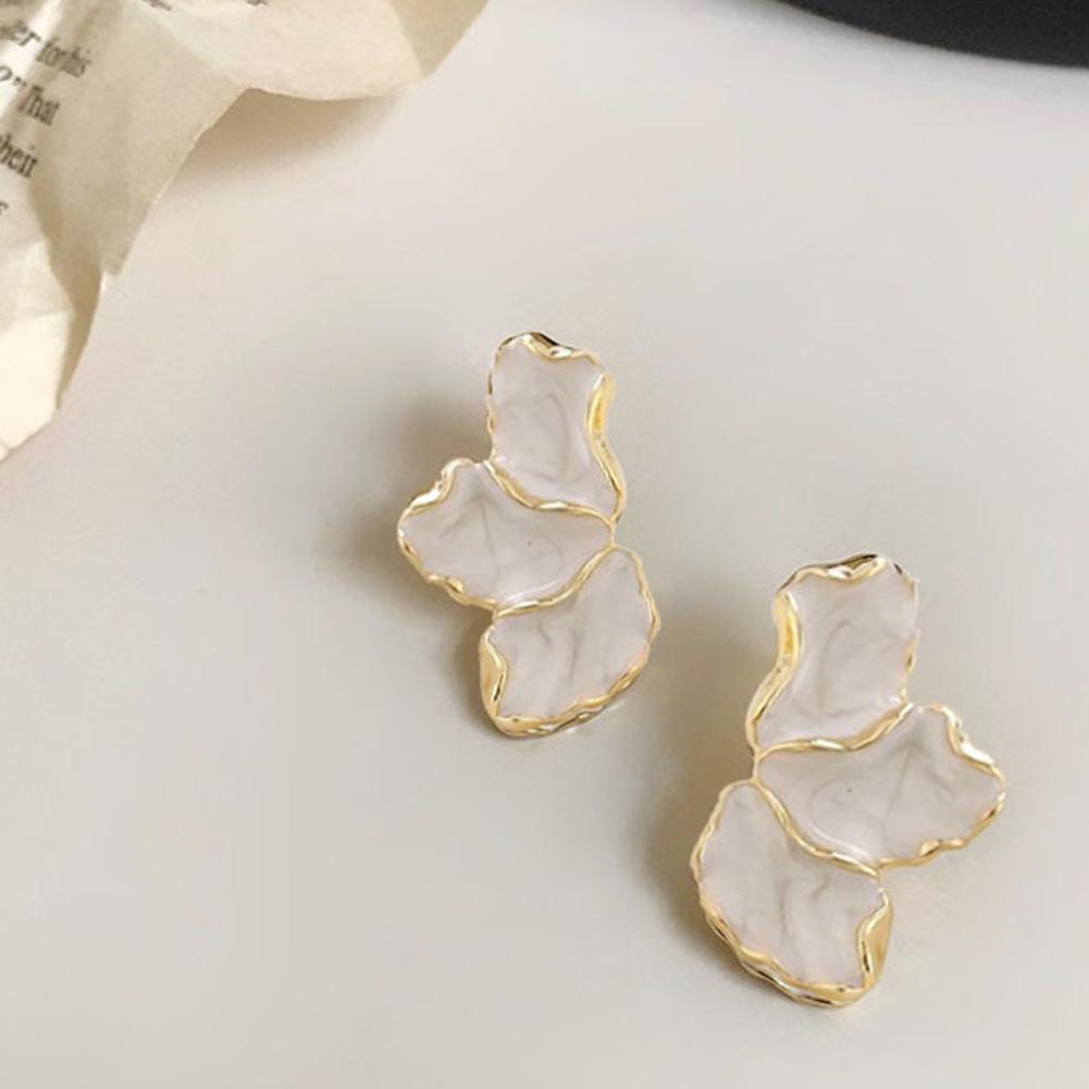 Irregular Petal Earring Summer Jewelry Gift Irregular Statement Earrings Flower Stud Earrings for Women