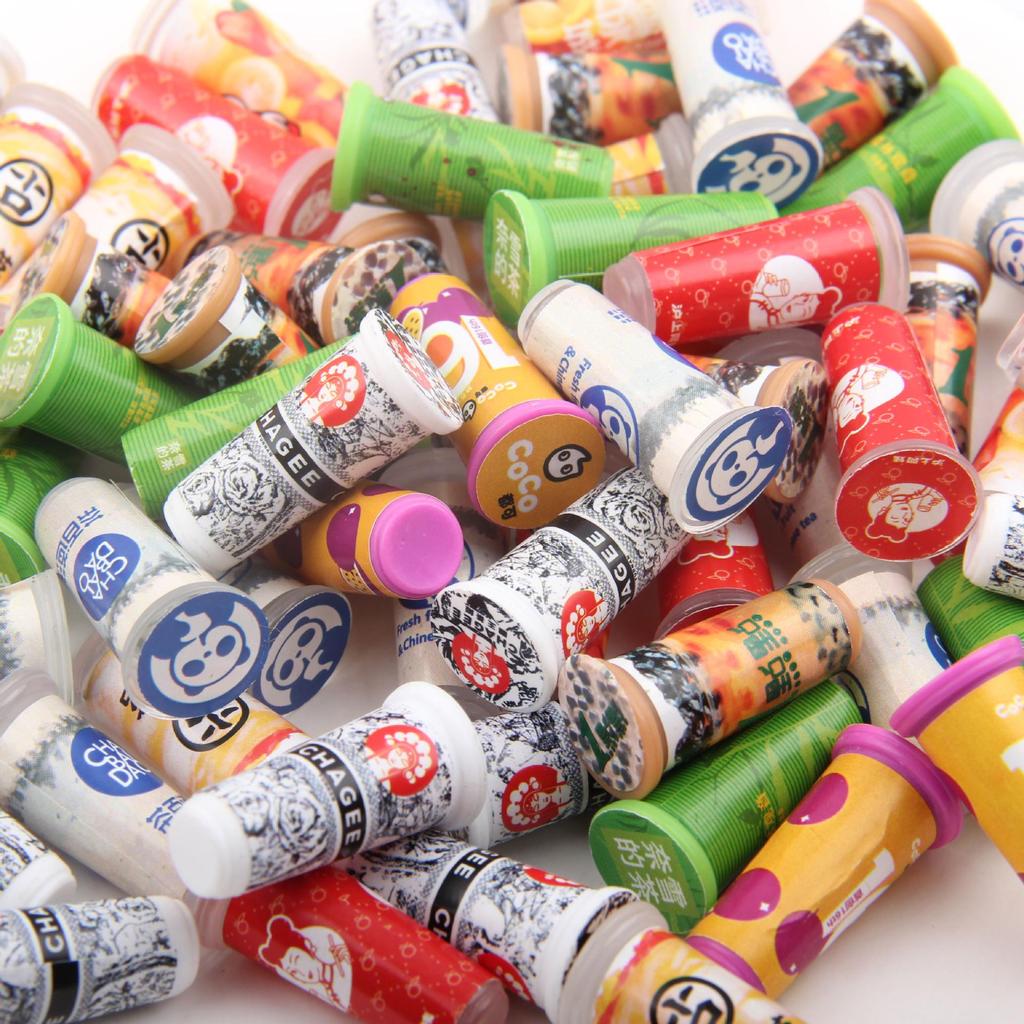 Mini Food Toys - DIY Milk Tea Cup Ornaments for Kids’ Playhouse and Gifts