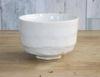 Mino Ware Japanese Cafe Series Echigo 1 Piece H7 X W10 X [Matcha Bowl/Small Bowl] White, (Size D10cm)