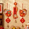 2025 Vårfest Hängande Prydnad Kinesiska Nyårsdekoration Tofs Kinesisk Hemvägg Dörrhängande Dekor