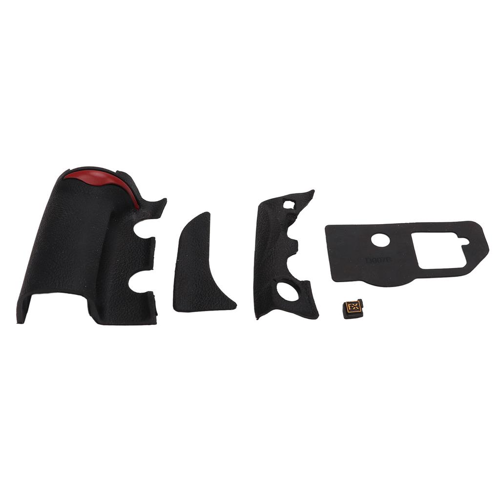 Kamera Gehäuse Schalen Set Griff Daumen Unterseite Gummiabdeckung Ecketikett für Nikon D700 SLR Kamera