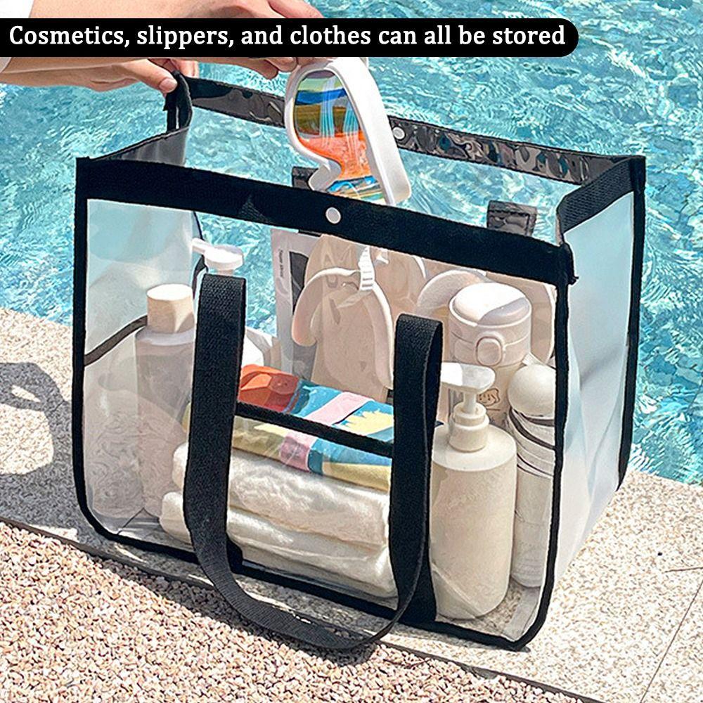 Waterproof Swimming Beach Bag Transparent Toiletry Bag New Travel Clothing Storage Bag