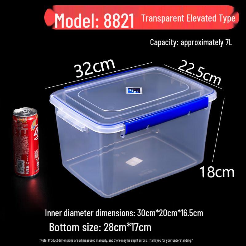 ZISIZ Plastic Food Storage Container