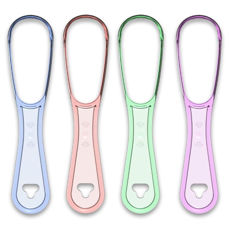 

Adult Tongue Scraper - Food Grade PP Tongue Cleaner for Bad Breath світло-зелений колір