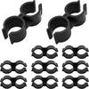 10Pcs 20/25/32mm Dual Pipe Clip Double-ended Tube Clips  Agricultural Irrigation