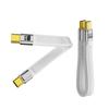 USB4 Cable PD240W Fast Charging 40Gbps Data Transfer Compatible Flexible Design 8K Video Output Aluminum Alloy Texture