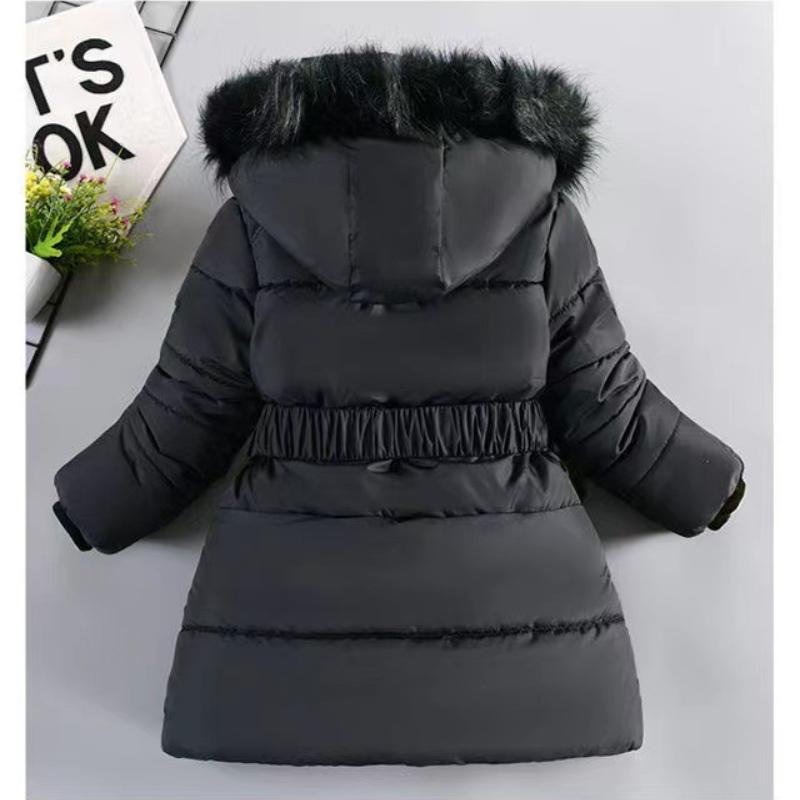 Autumn Winter Girls Jacket Keep Warm Hooded Windproof Outerwear Birthday Christmas Girls Coat 4 5 6 7 8 9 10 Years Kids Clothes