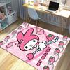 1pc My Melody Cute Cartoon Rug for Room Decor-Living Room, Playroom, Bathroom, Office, Outdoor Carpet, Home Decor Giftz199