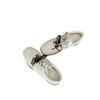 Retro color matching little white shoes women's 2025 new versatile pair of shoelaces casual sports shoes flat lace-up German training shoes women